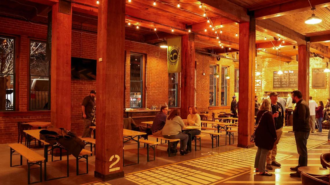 The taproom at West Sixth Covington Haus has open seating. Lexington-based craft beer maker West Sixth Brewing is opening a new Northern Kentucky taproom to go with its three other locations in Lexington, Louisville and Frankfort.