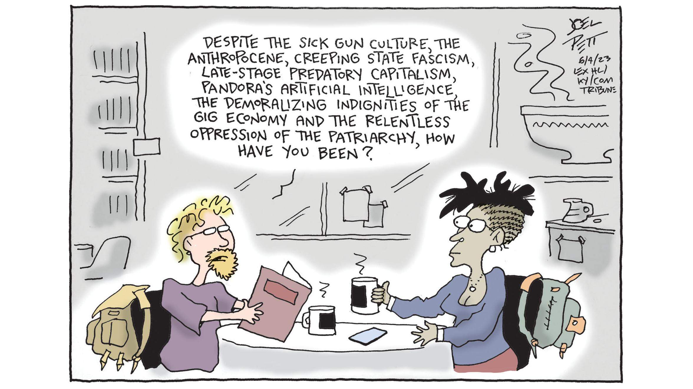 Joel Pett: Things are going great