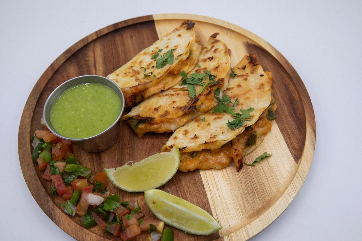 Tacos gobernador, with shrimp, from new restaurant La Dona is being opened by Viviana Cordova offering breakfast, lunch and dinner off of Nicholasville Road in Lexington, Ky, Wednesday, July 5, 2023.