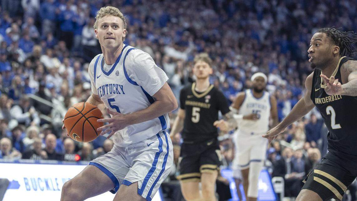 Collin Chandler rose to the occasion in Kentucky basketball’s home win against Vanderbilt