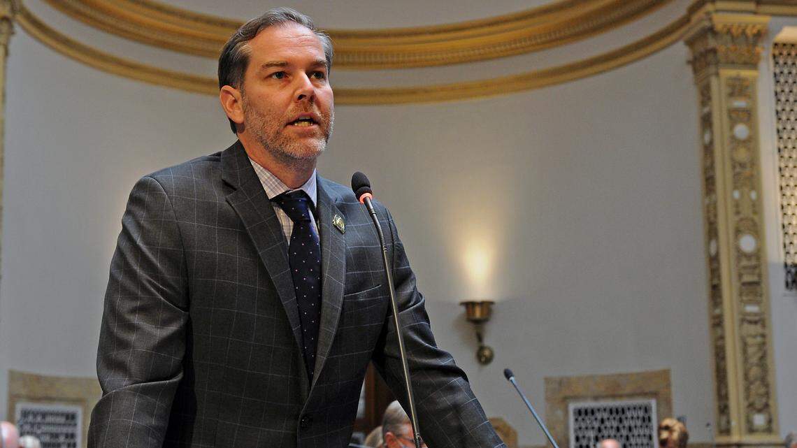 State Sen. Max Wise, R-Campbellsville, in the Kentucky Senate.
