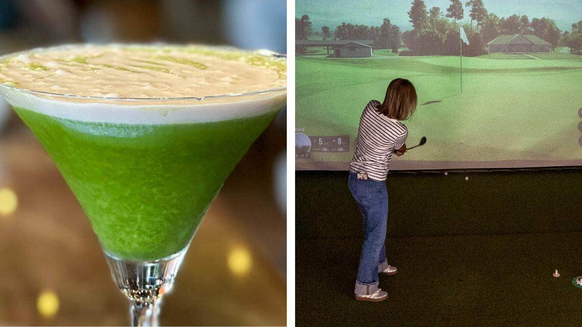 Midway just got two new hangouts: A coffee lounge and golf simulator bar