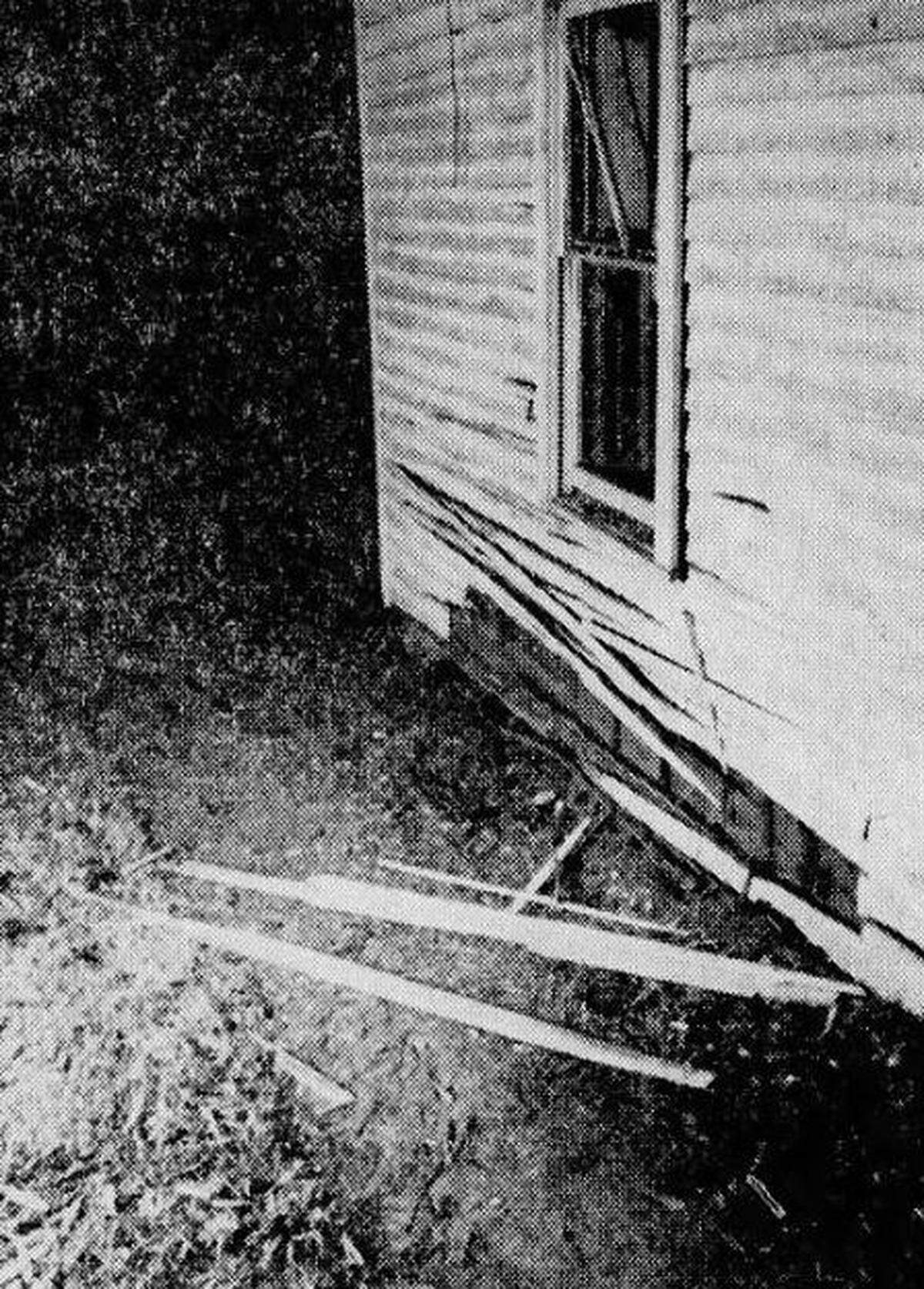 Someone tossed dynamite at the Pike County home of Alan and Margaret McSurely in 1968, badly damaging it.