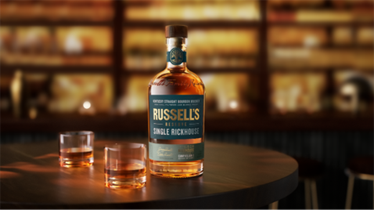 The 2025 Single Rickhouse release of Russell’s Reserve was pulled from barrels on the fifth floor of Camp Nelson E, a cooler, shadier barrel aging warehouse that developed nuanced deep flavor.