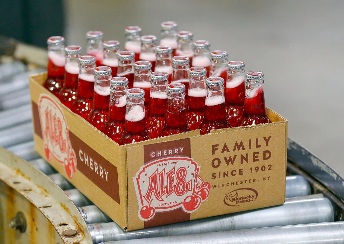 A case of Cherry Ale-8-One rolled off the production line Tuesday afternoon at the Ale-8-One bottling facility in Winchester. Cherry Ale-8 is the first new flavor in the company’s 92-year history.