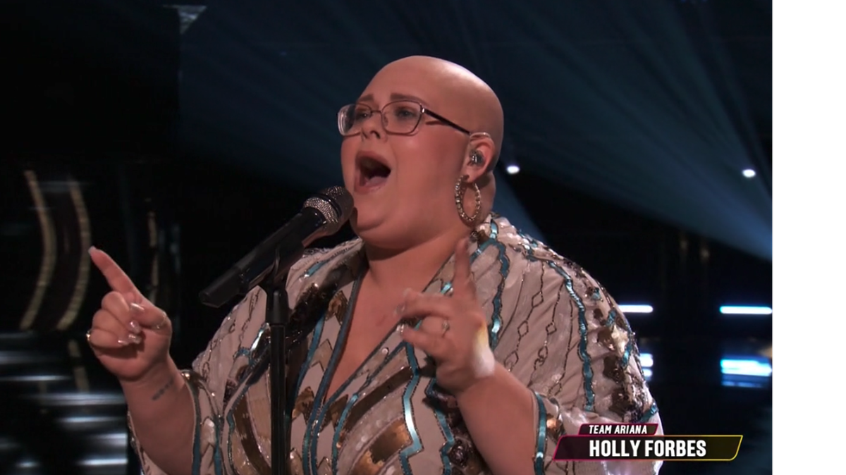 Holly Forbes, a native of Catlettsburg, Kentucky, performed in her first live episode of “The Voice” Nov. 8.
