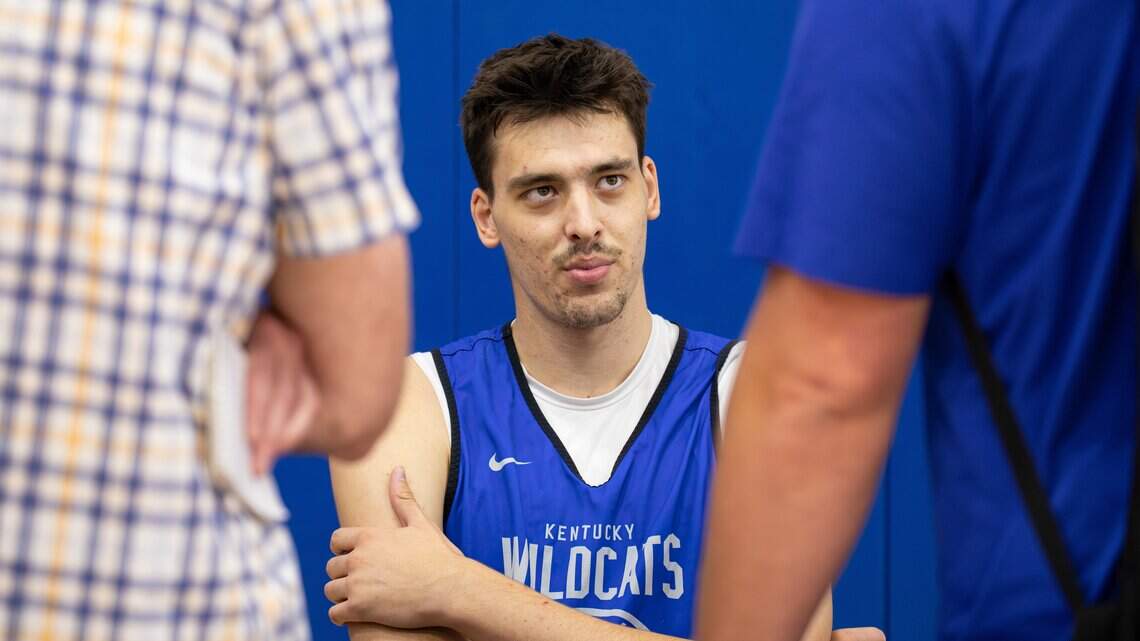 The mystery man of this Kentucky basketball team is still figuring things out