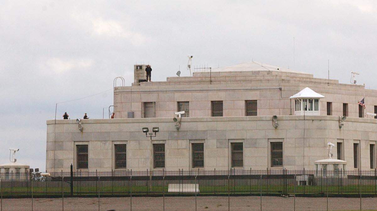 Fort Knox gold depository building.