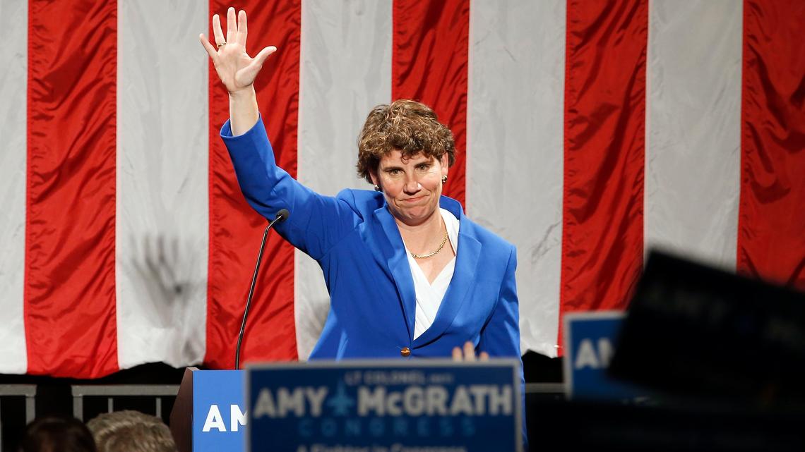 Amy McGrath launches campaign for U.S. Senate, paints a target on Mitch McConnell