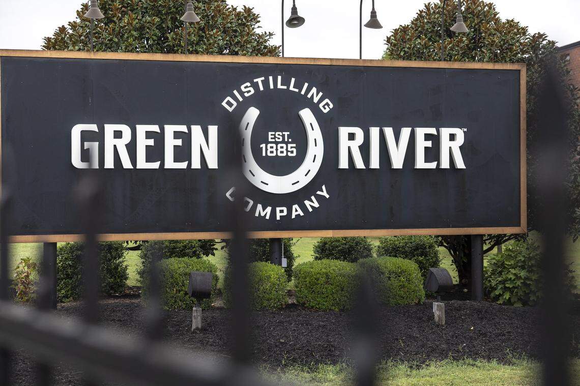 Country musician Dierks Bentley released his Row 94 Full Proof bourbon during an event at Green River Distillery in Owensboro, Ky., on Wednesday, Sept. 24, 2025.
