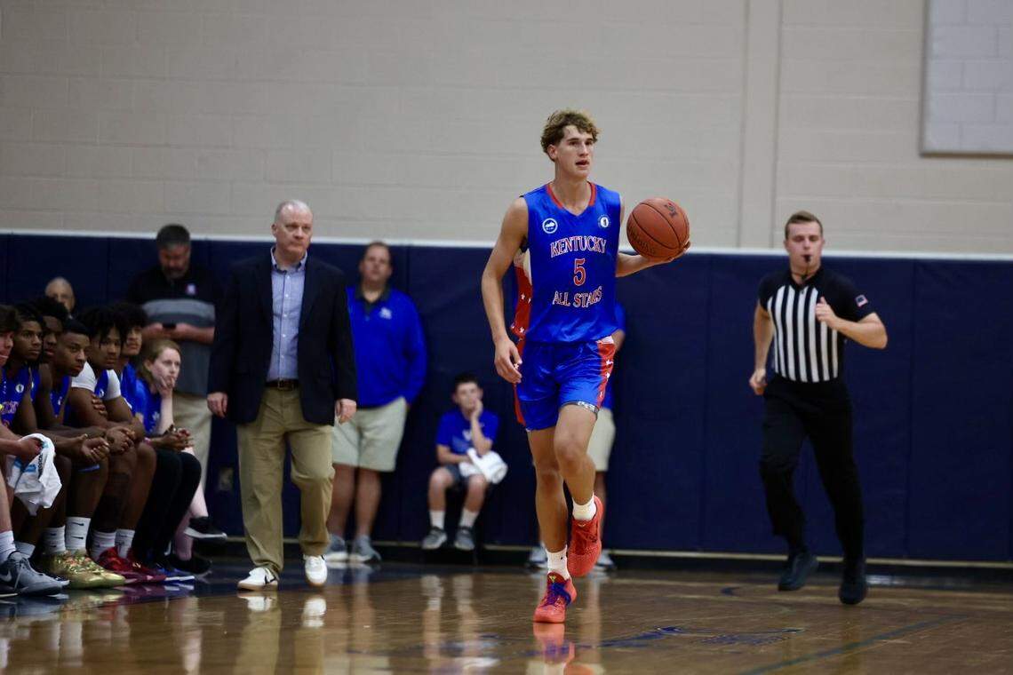 Max Green of Oldham County led all scorers with 36 points in a 103-82 Kentucky win against Indiana.