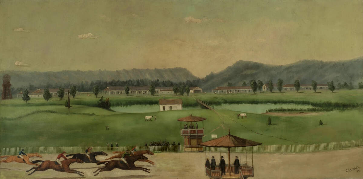 Latonia, 1894, by Charles W. Waite; Oil on canvas.