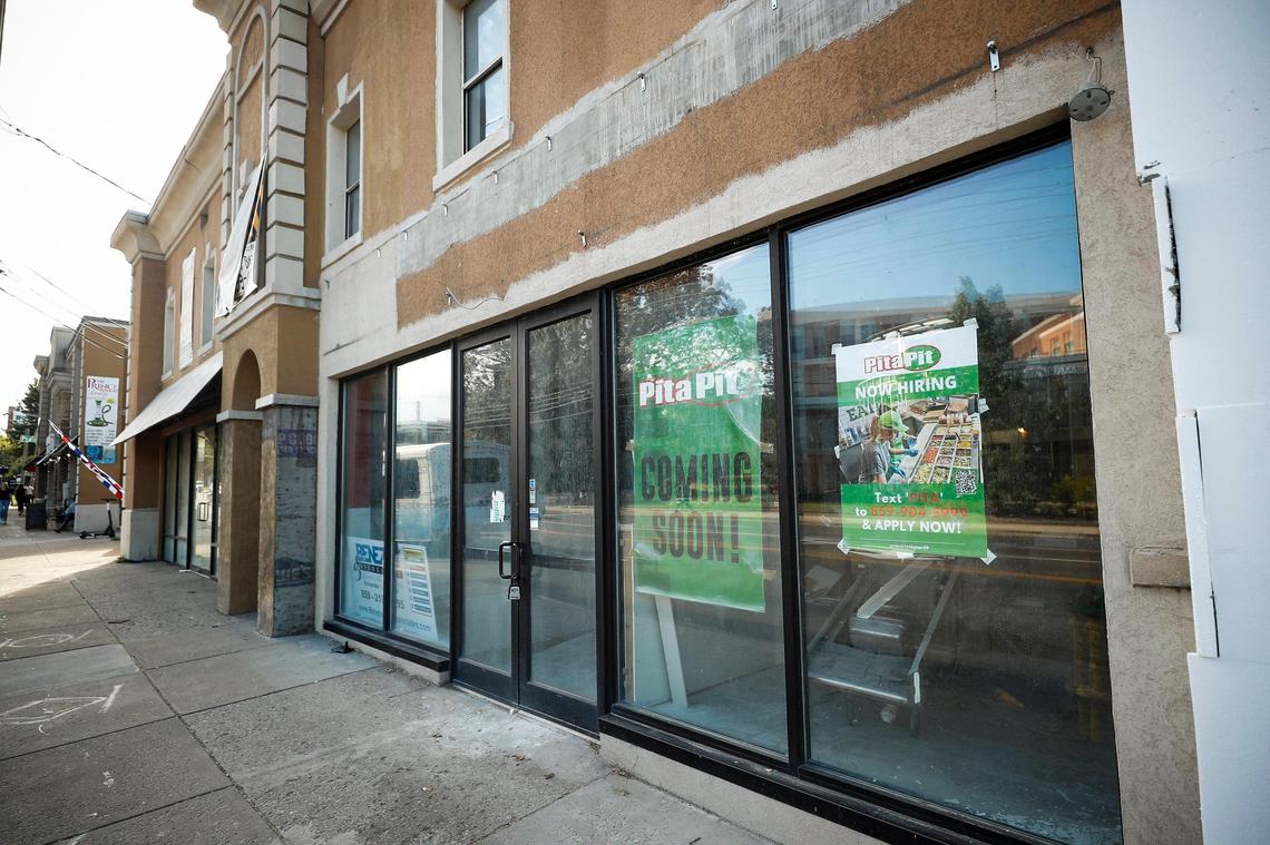 Renovations are underway for a new Pita Pit at 543 South Limestone in Lexington, Ky., Friday, Oct. 1, 2021. The new restaurant is expected to open later this month.