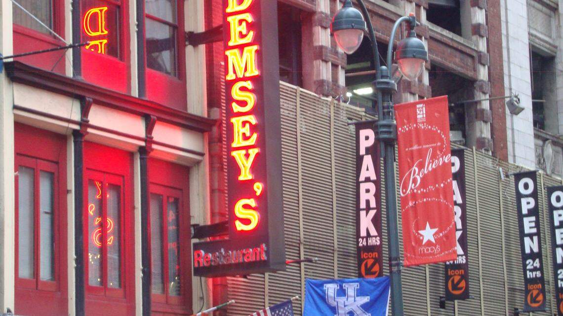New York's Jack Demsey's proudly flies a UK flag.