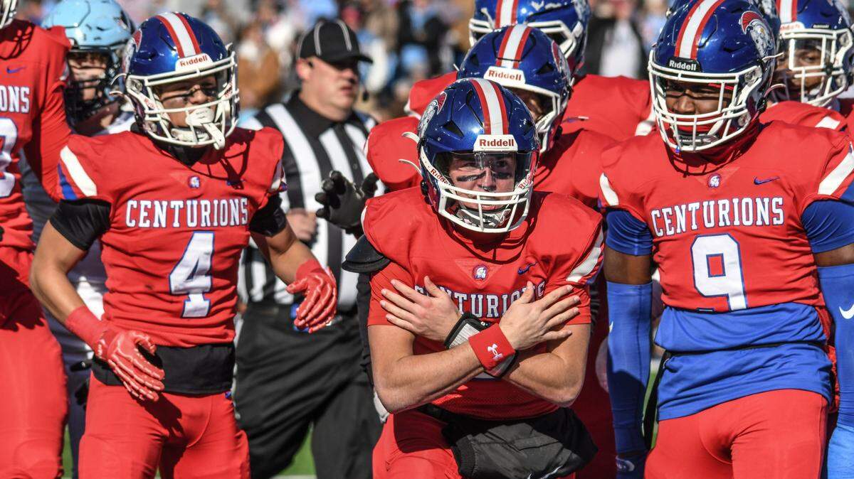 Christian Academy of Louisville quarterback Connor Hodge played on three consecutive state championship teams for the Centurions.