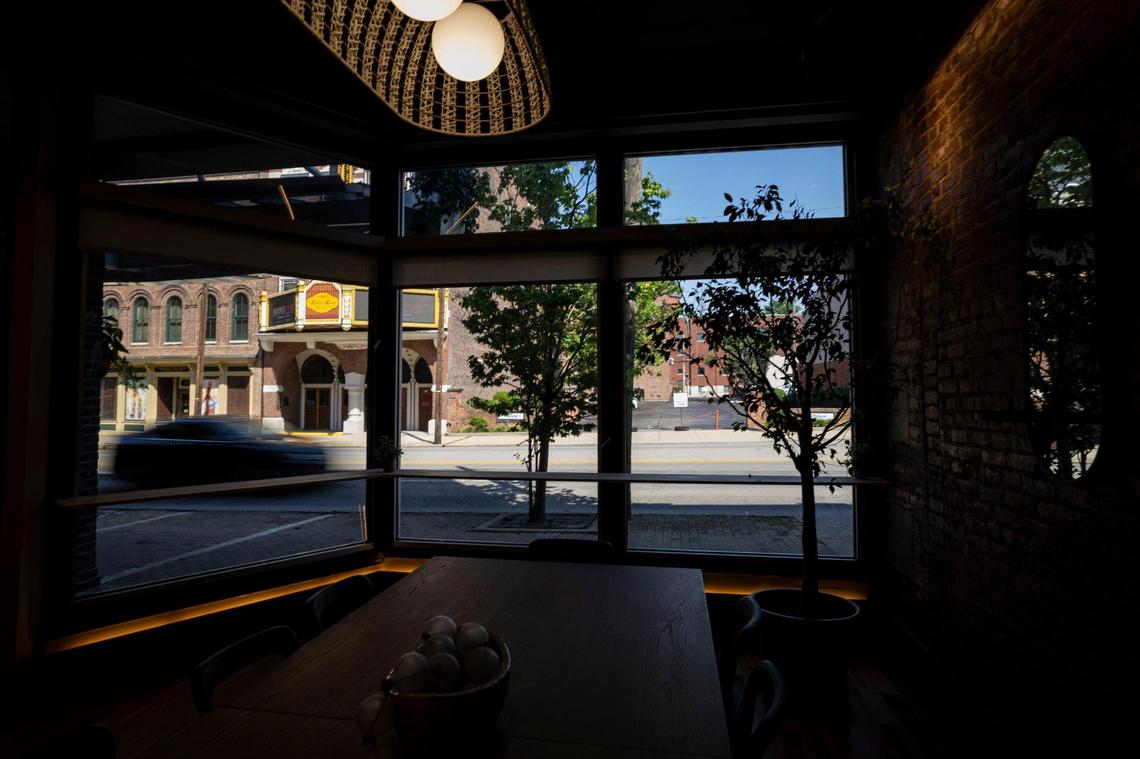 Cafe area at The Melroy on Thursday, July 3, 2025, at 144 N. Broadway in Lexington, Ky.