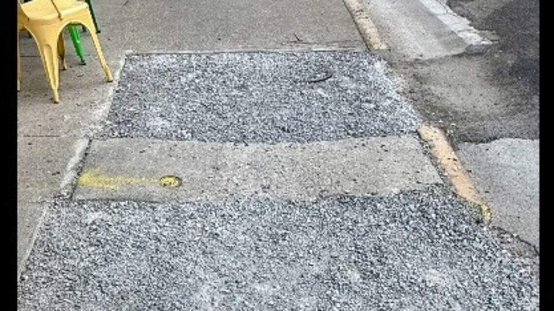 Water project creates hazard for wheelchair users in Chevy Chase, restaurant owner says