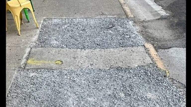 Water project creates hazard for wheelchair users in Chevy Chase, restaurant owner says
