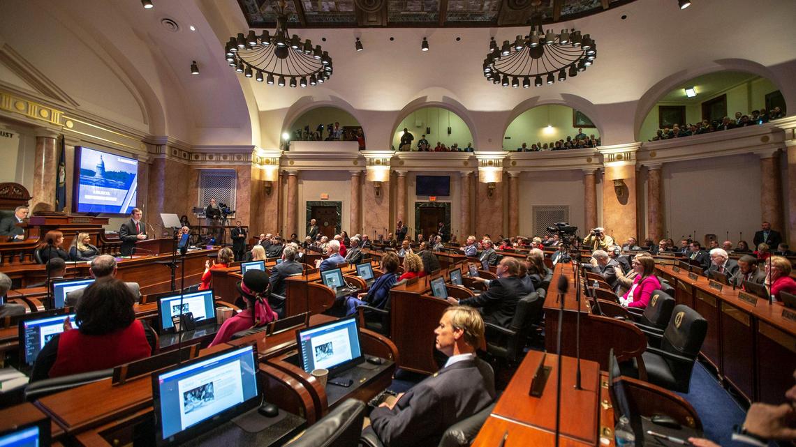 Gov. Andy Beshear delivered his state budget proposal to the General Assembly on Jan. 28, 2020.