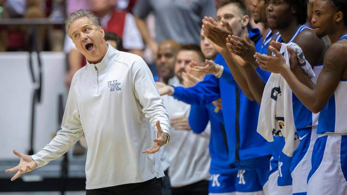 Kentucky Coach John Calipari and the Wildcats had a 10-5 record going into Tuesday’s game against South Carolina.