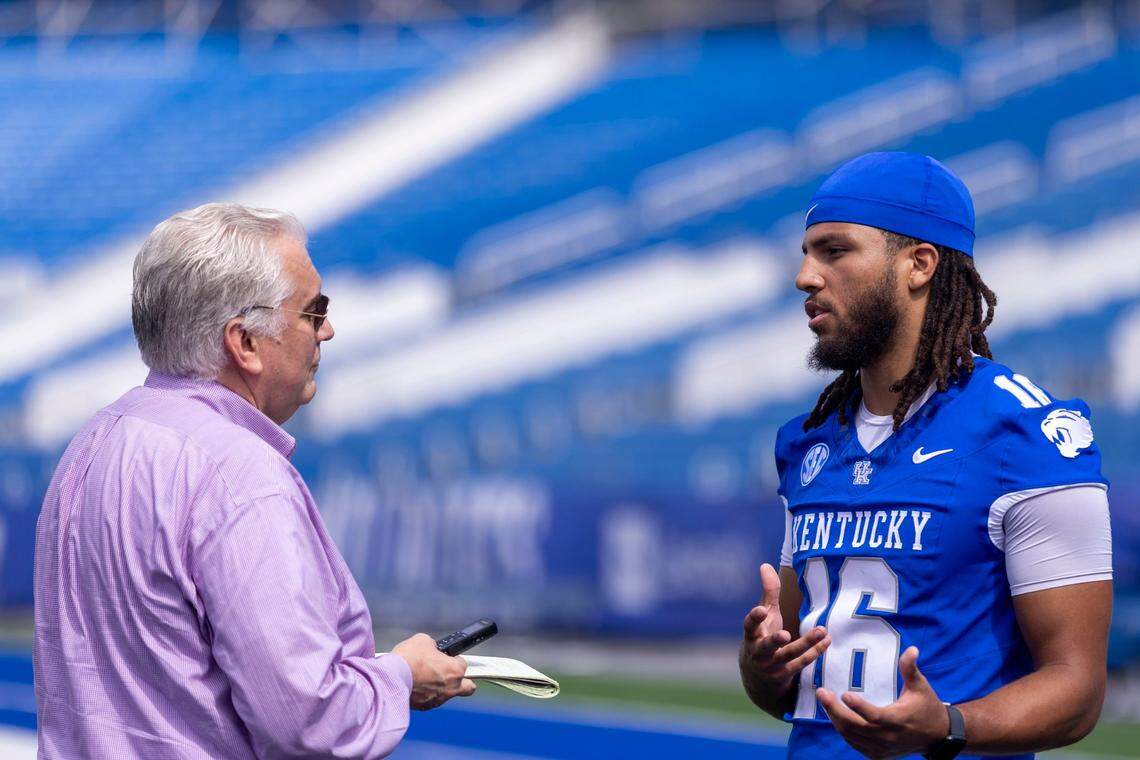 Kentucky freshman outside linebacker Jacob Smith played his final season of high school football at Corbin last year.