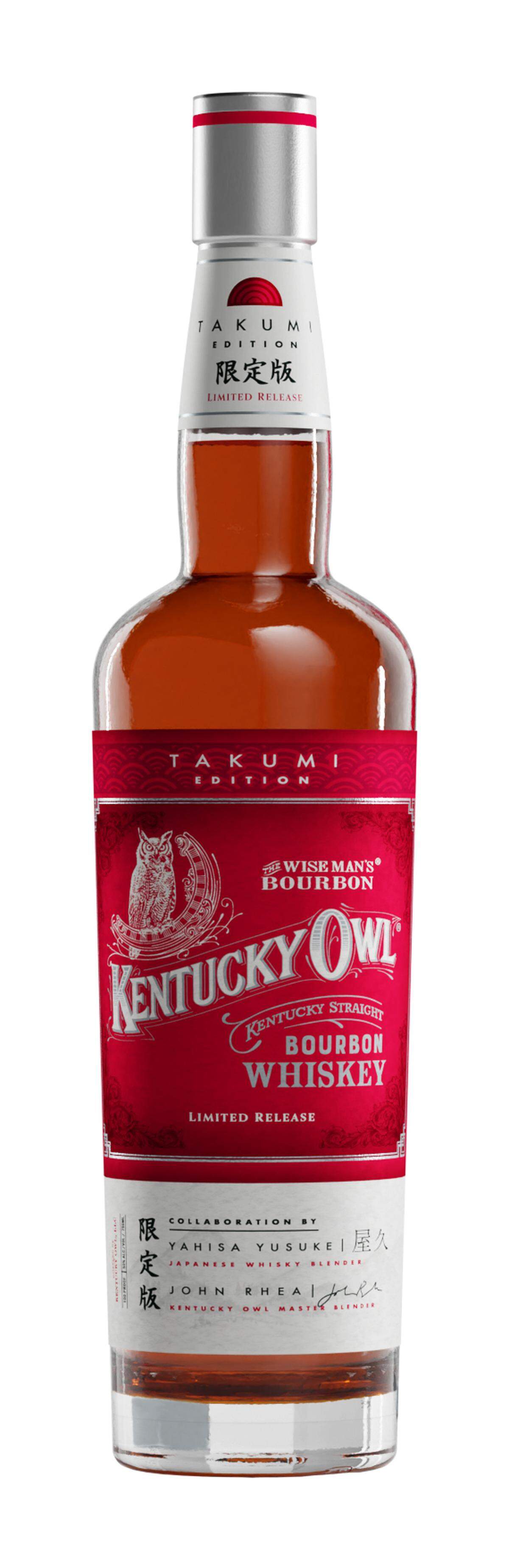 The latest release from Kentucky Owl is the Kentucky Owl Takumi Edition Bourbon Whiskey. It will be available for purchase beginning in October nationally at fine retailers. It’s 100 proof and has a suggested retail price of $150.