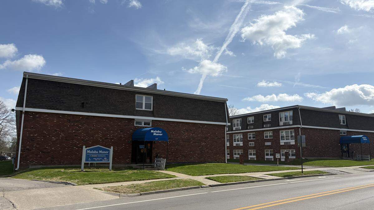 Malabu Manor consists of 79 one-bedroom apartments for those 62 or older and who may have disability eligibility. The apartment complex, shown here, is located in South Central Lexington on Malabu Drive.