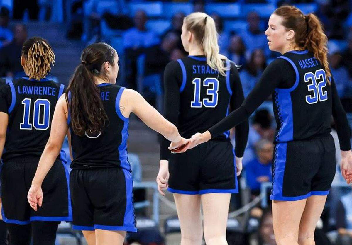 Dazia Lawrence, Georgia Amoore, Clara Strack, Amelia Hassett and the rest of the Wildcats are No. 16 in this week’s Associated Press poll and No. 33 in the NCAA’s NET rankings.