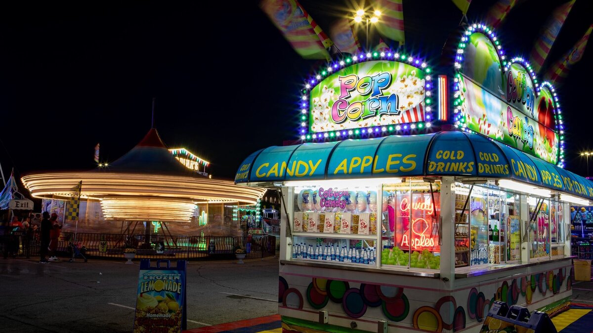 There are lots of food and ride options at the Kentucky State Fair.