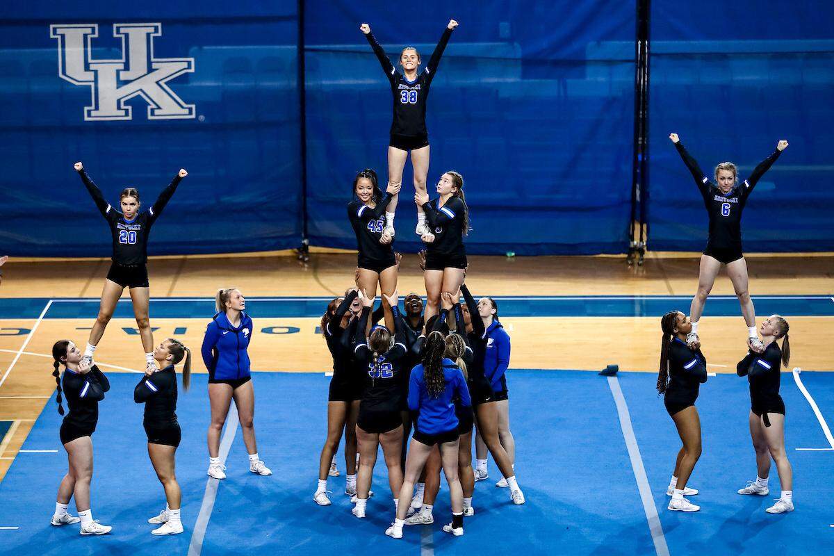 University of Kentucky director of athletics Mitch Barnhart said STUNT, UK’s newest varsity sport, exemplifies the school’s commitment to women’s sports.