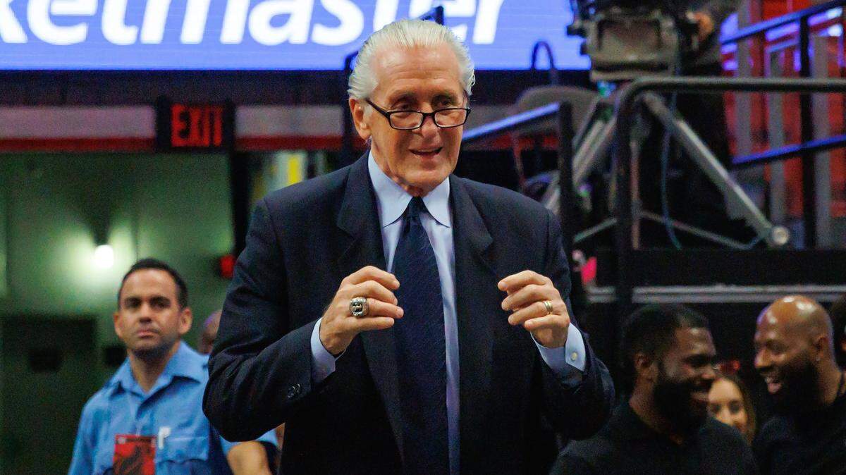 This will be Miami Heat President Pat Riley’s 19th NBA Finals as player, coach or executive.