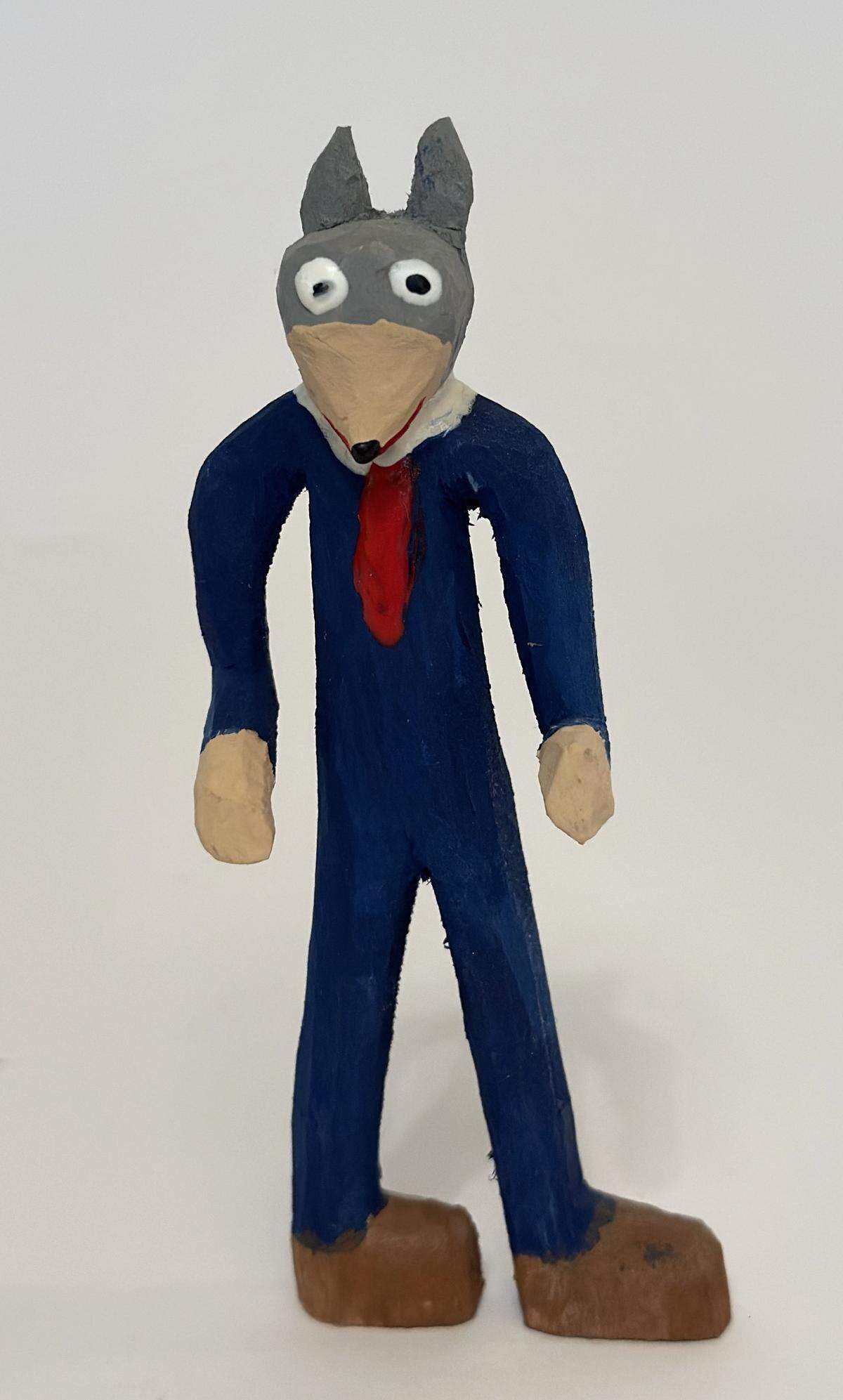 In one rhyme in “Mommy Goose’s Appalachian Melodies,” Sally Ann deals with Willie’s unwelcome advances and sparks hope in the Possum Man. Artist Minnie Adkins said the Possum Man was her favorite of the more than 200 carvings she did for the book.