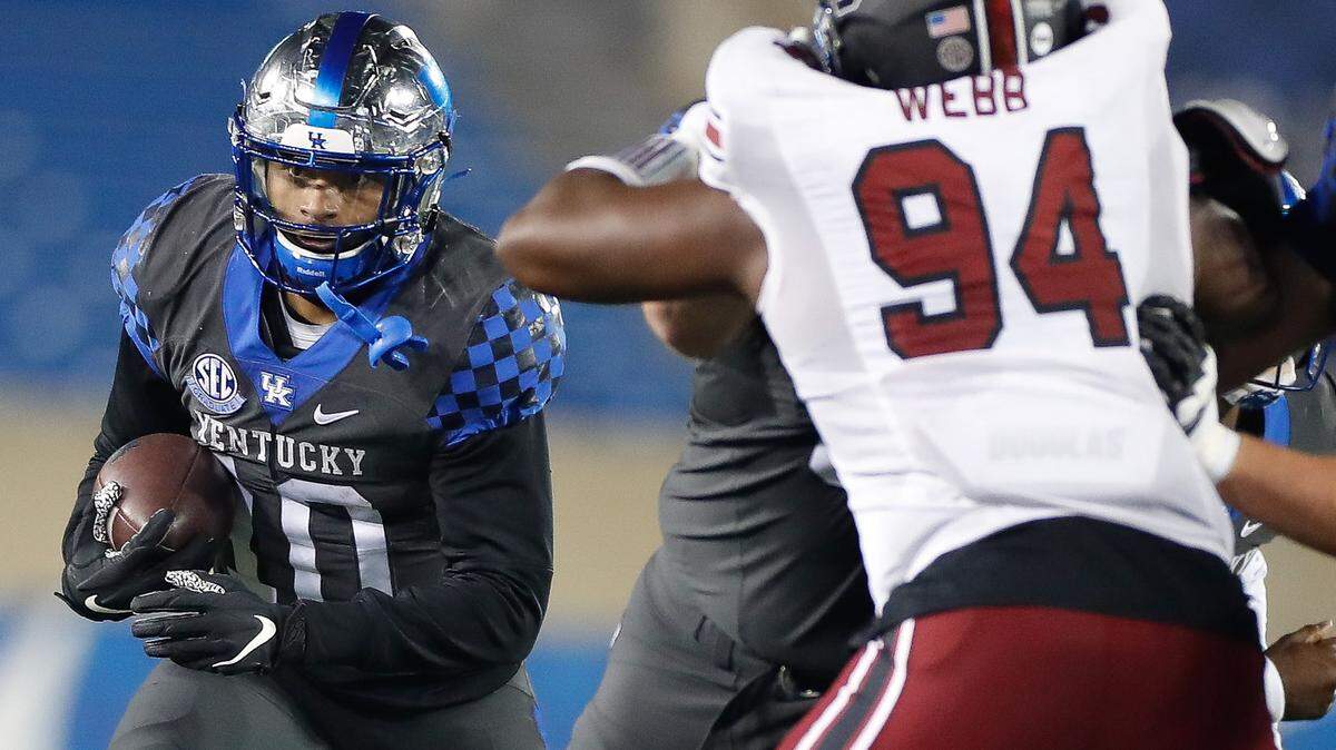 Final statistics from Kentucky’s 41-18 win over South Carolina