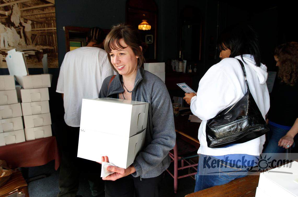 Customers will pick up thousands of pies for Thanksgiving and the holidays at Missy’s Pies.