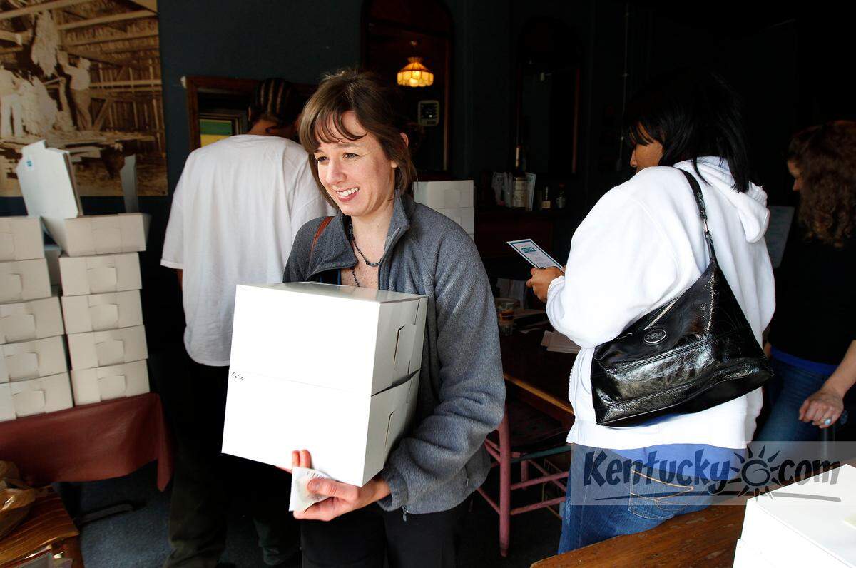 Customers will pick up thousands of pies for Thanksgiving and the holidays at Missy’s Pies.