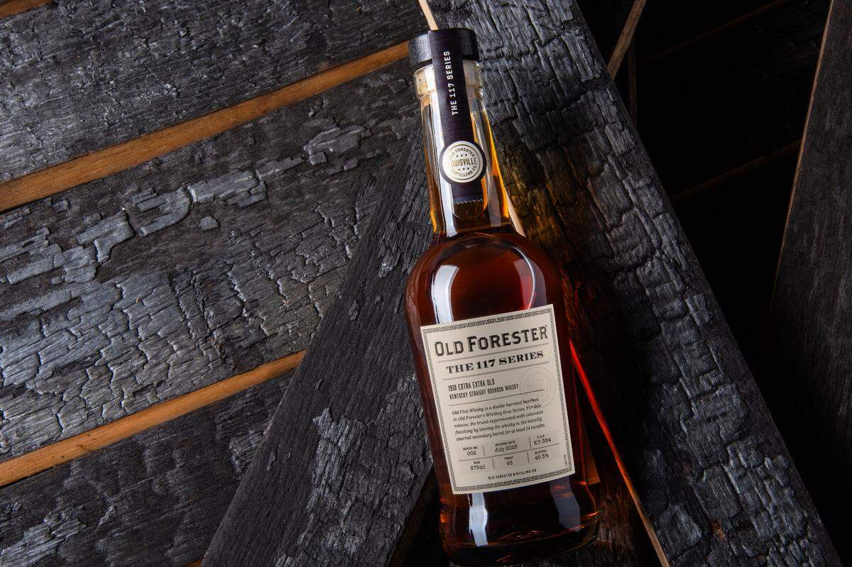 Old Forester 117 Series 110 Extra Extra Old bourbon is on shelves now in Kentucky, at the Louisville distillery and online at shop.oldforester.com.