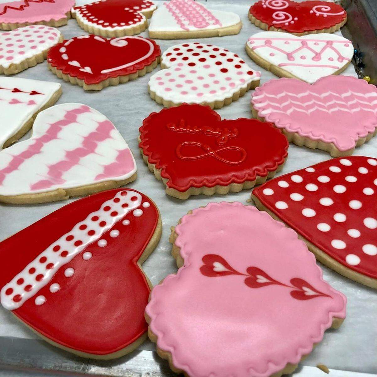 Martine’s Bakery has lots of sweet ways to get your message of love across, including iced cookies. The bakery also will have a special dinner on Feb. 14.