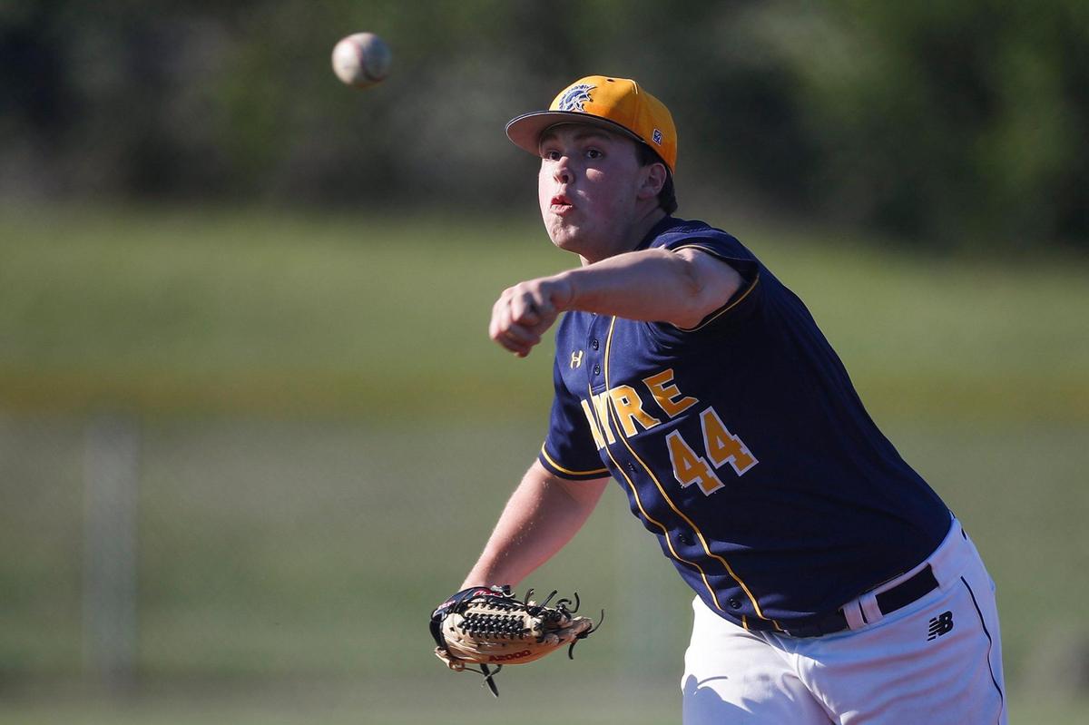 Sayre’s Addison Stockham, who has committed to Eastern Kentucky University, allowed one run on two hits in seven innings with nine strikeouts in the Spartans’ 3-1 loss to Frederick Douglass on Tuesday night. Sayre bounced back Wednesday to beat the Broncos 5-2.