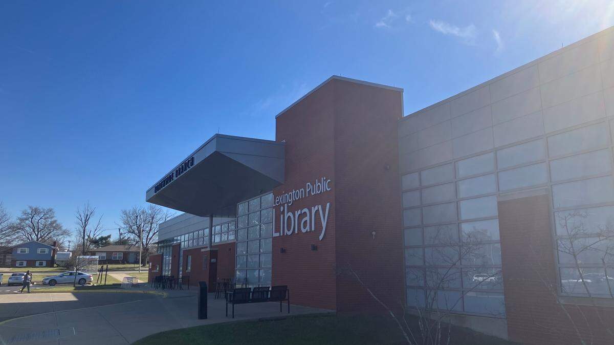 Northside Library of the Lexington Public Library on Russell Cave Road on Feb. 1, 2024.