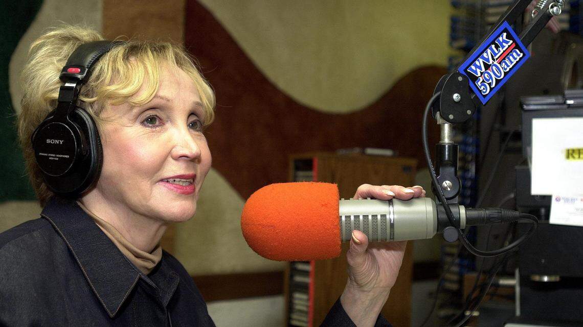 2003: Hosting the morning radio talk show on WVLK-590 AM in Lexington, a job from which she'll retire on March 29.  