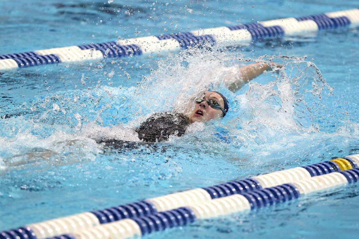 Sacred Heart’s Annabel Crush won the 100 backstroke and the 200 individual medley on Friday night.
