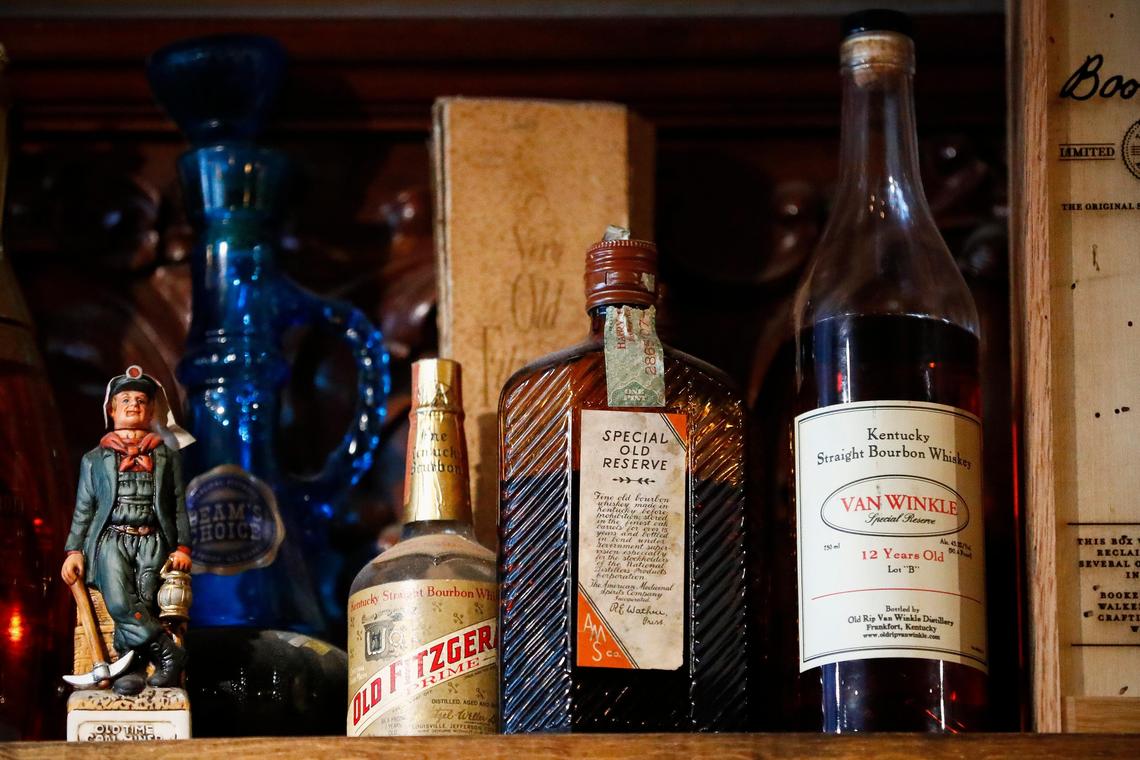 The Special Old Reserved, barreled in 1916, sits on the shelf at Bluegrass Tavern. Unfortunately it isn’t for sale.