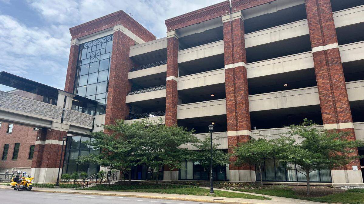 The Cornerstone Garage on S. Limestone at the University of Kentucky is one option for parking on campus during the summer semester.