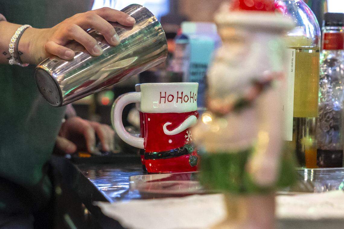 The Bear and the Butcher is offering special holiday drinks, including the gingerbread cookie - which has buttered rum, demerara, rum cream, cinnamon, ginger and whipped cream - at its location at 815 Euclid Ave. in Lexington, Ky.