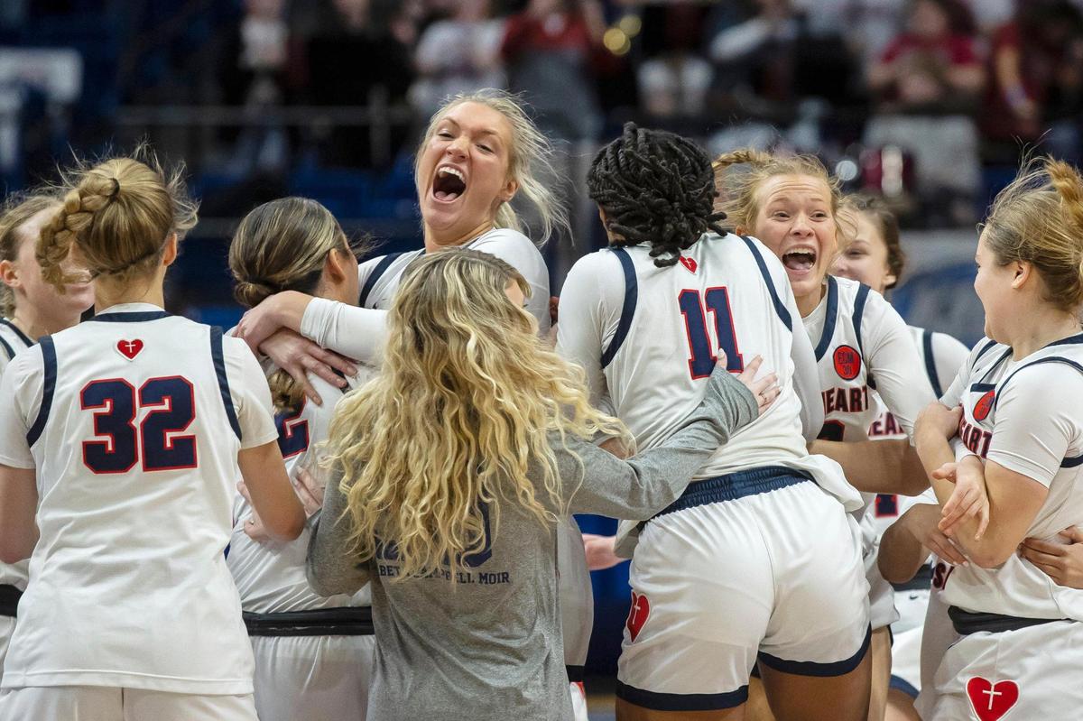 Sacred Heart Academy of Louisville won its third straight girls basketball state tournament in Rupp Arena last march. The Valkyries are ranked No. 1 by the state’s coaches to start this season.