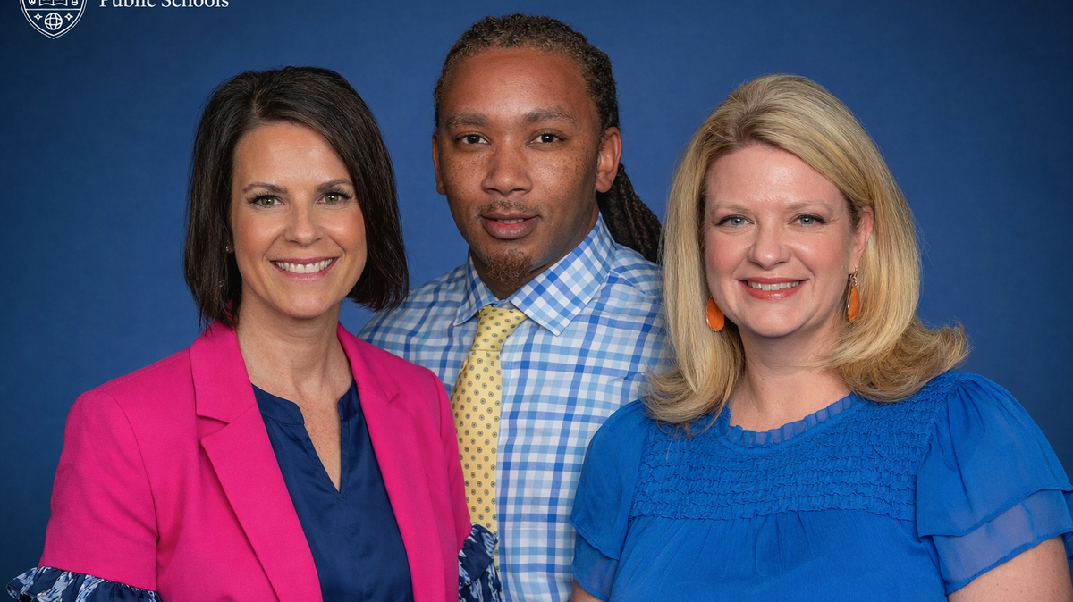 From left, Casey Branham, Aulander Daniels, Amy Emmons