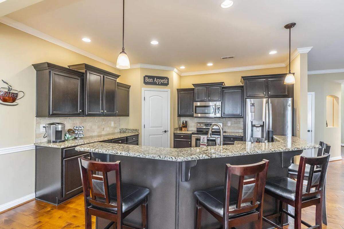 A view of the kitchen at 3265 Polo Boulevard, Lexington KY, 40509. Photos of the home shared with seller’s permission. 
