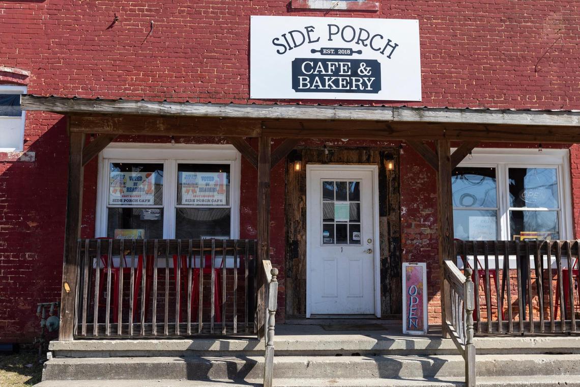 The Side Porch Cafe is a family owned bakery named for a covered porch running the length of the building in Waco.