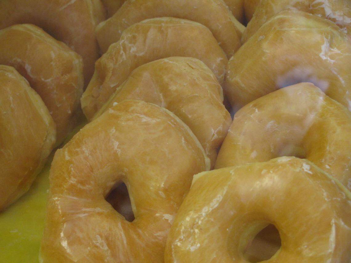 Donut Day’s most popular donut, plain glazed.