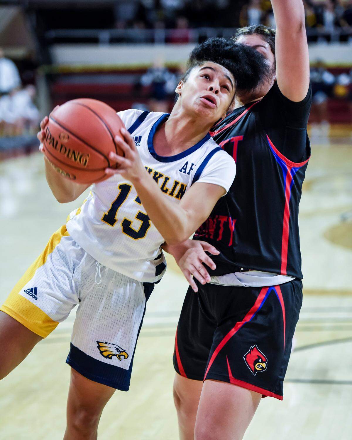 Brooklynn Miles (13) finished with 20 points to lead Franklin County to its first 11th Region championship since 2017.